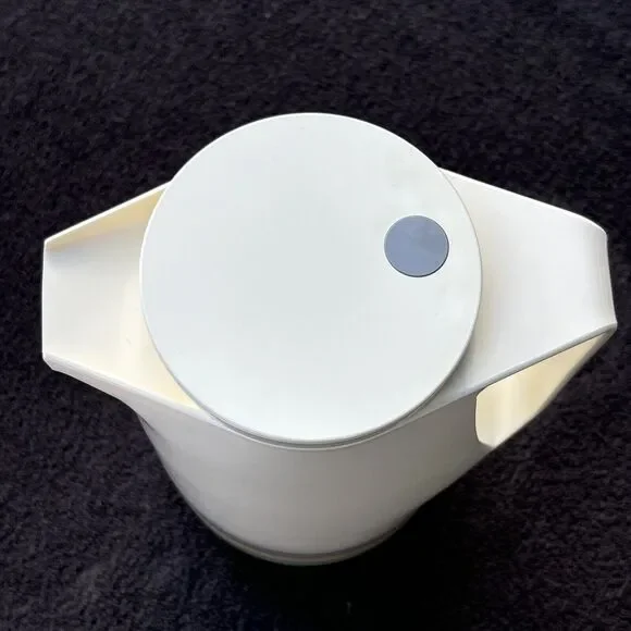 Vintage 1980s THERMOS Vacuum Insulated Carafe #790, Rainbow Stripe, West Germany - Picture 5 of 9